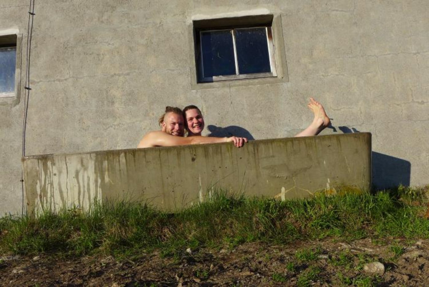 David Moog und Lea Kluge verbringen ihren ersten Sommer auf der Alp Schwandi/Laub. (Bild Lea Kluge)