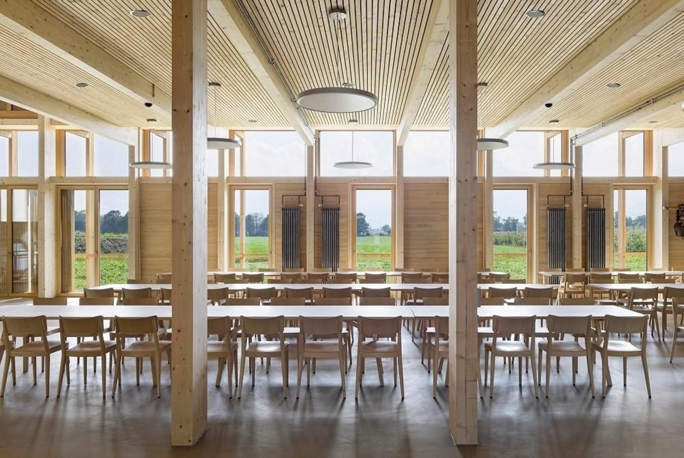 Dieses Bild wird mindestens für einen Monat, aber eher länger vorherrschen: Gähnende Leere in den Landwirtschaftlichen Bildungszentren (hier ein Bild aus dem LZSG Salez SG). (Bild pd)