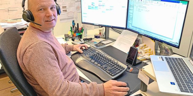 LBV-Bauberater Adrian Rogger hat derzeit sehr viele Abklärungen für Bauprojekte zu erledigen. 