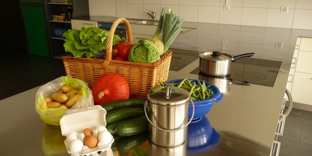 Voll bio: Bauern aus der Region sponsern Schulen. (Bild rii) 