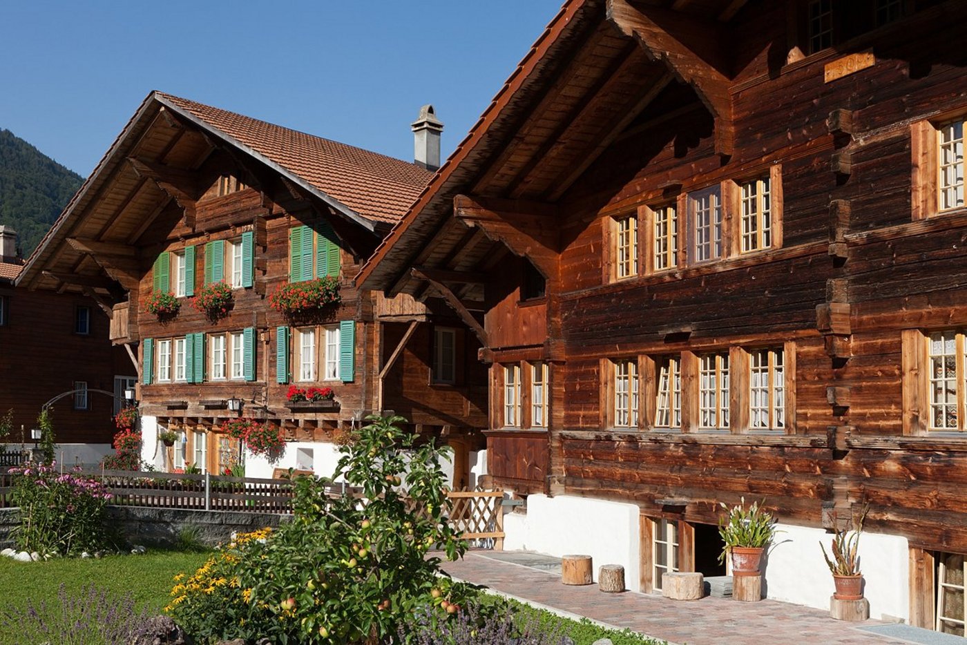 Chalets in Wilderswil BE. (Bild Roland Zumbuehl)