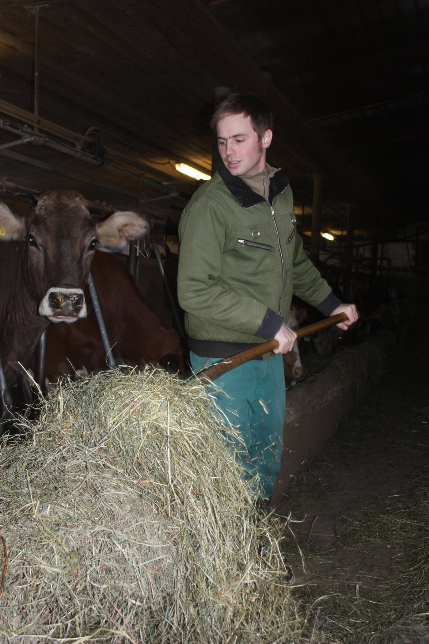 Christian Galliker aus Beromünster setzt auf produzierende Landwirtschaft.