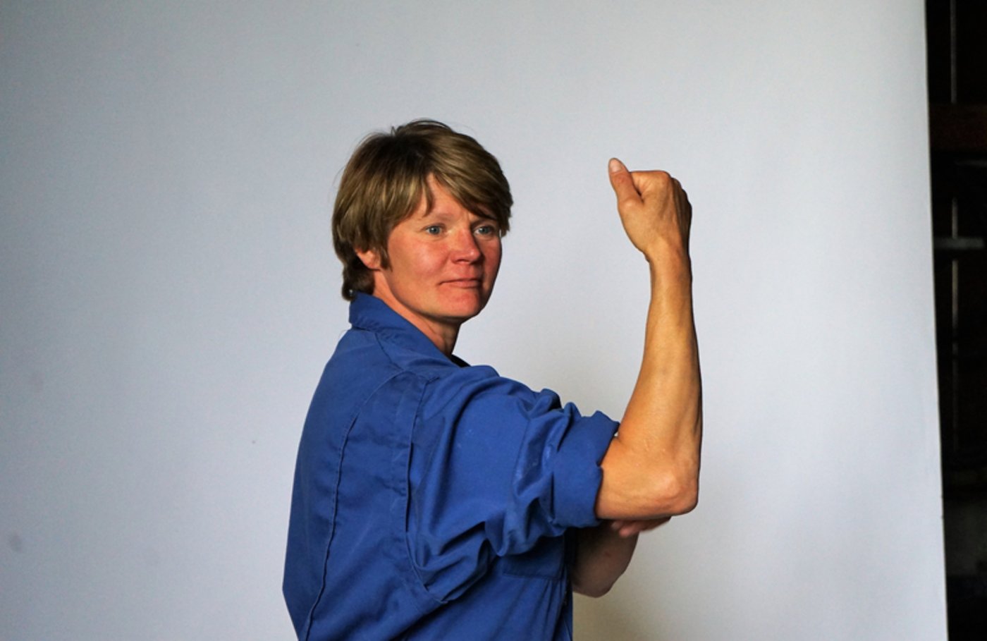 National auf den Plakaten: Betriebsleiterin Susanne Betscher ist eines der Gesichter der neuen Landwirtschaftskampagne. (Bild pd)