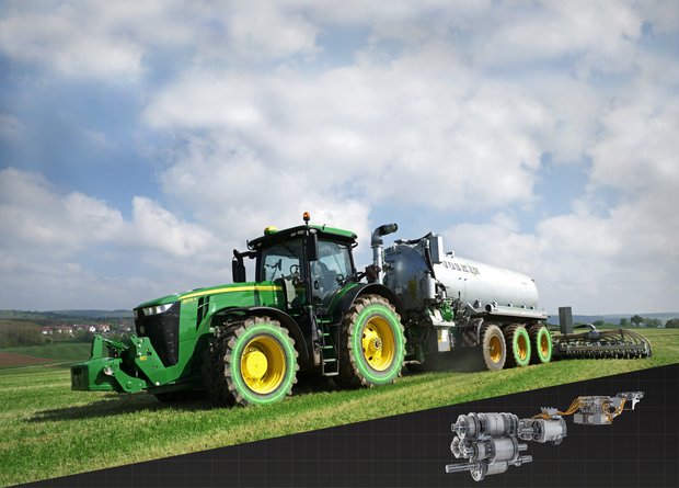 John Deere steigert Nettogewinn Die Marke John Deere ist auch 2021 gut auf Kurs. (Bild zVg)