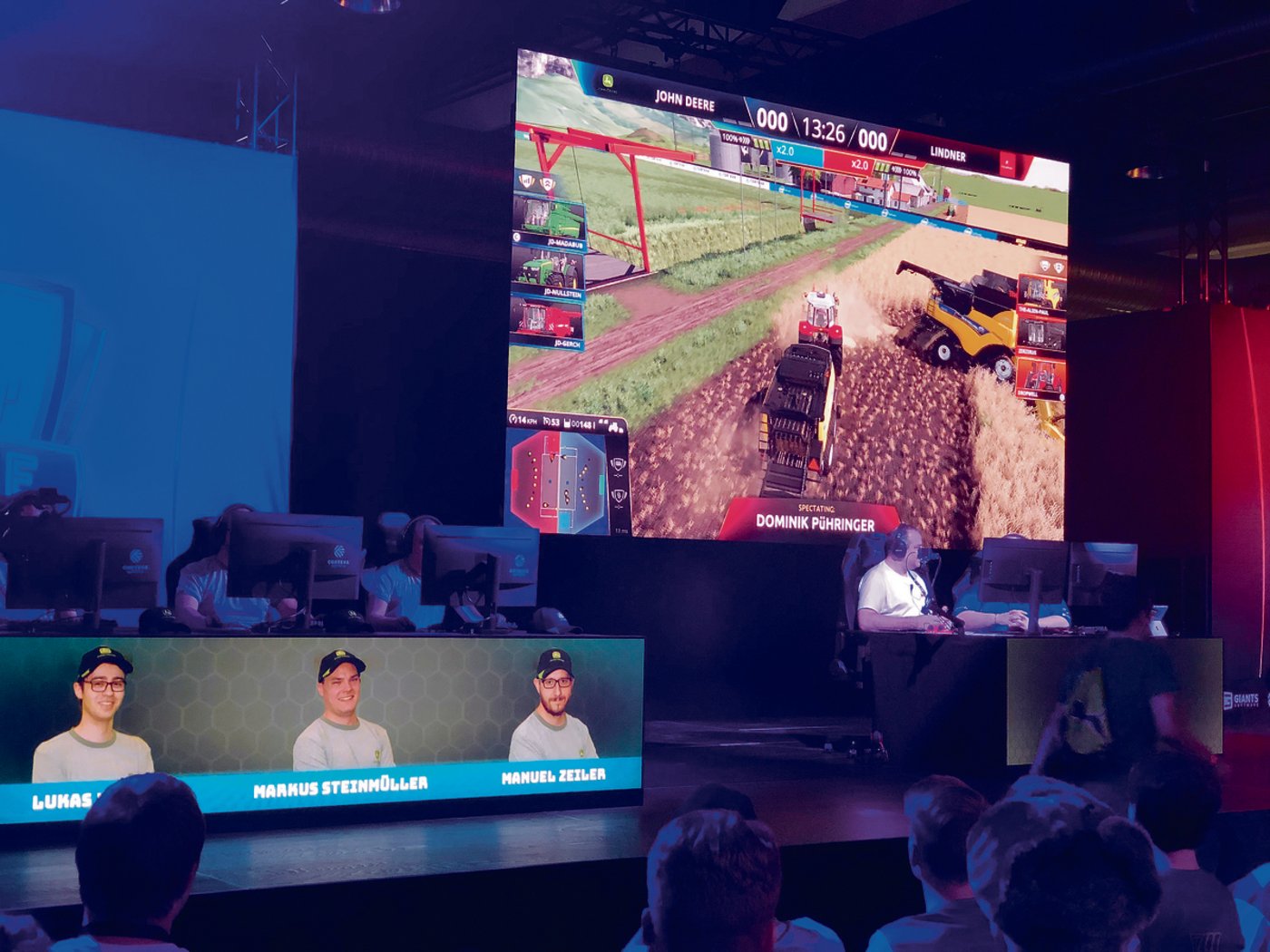 Auf dem Feld geht es darum, in 15 Minuten möglichst viele Strohballen zu machen und in die Scheune zu bringen. Dazu kommen noch einige Bonuspunkte, die die Teams holen können. Die Strategie ist das A und O für den Gewinn.(Bilder jba)