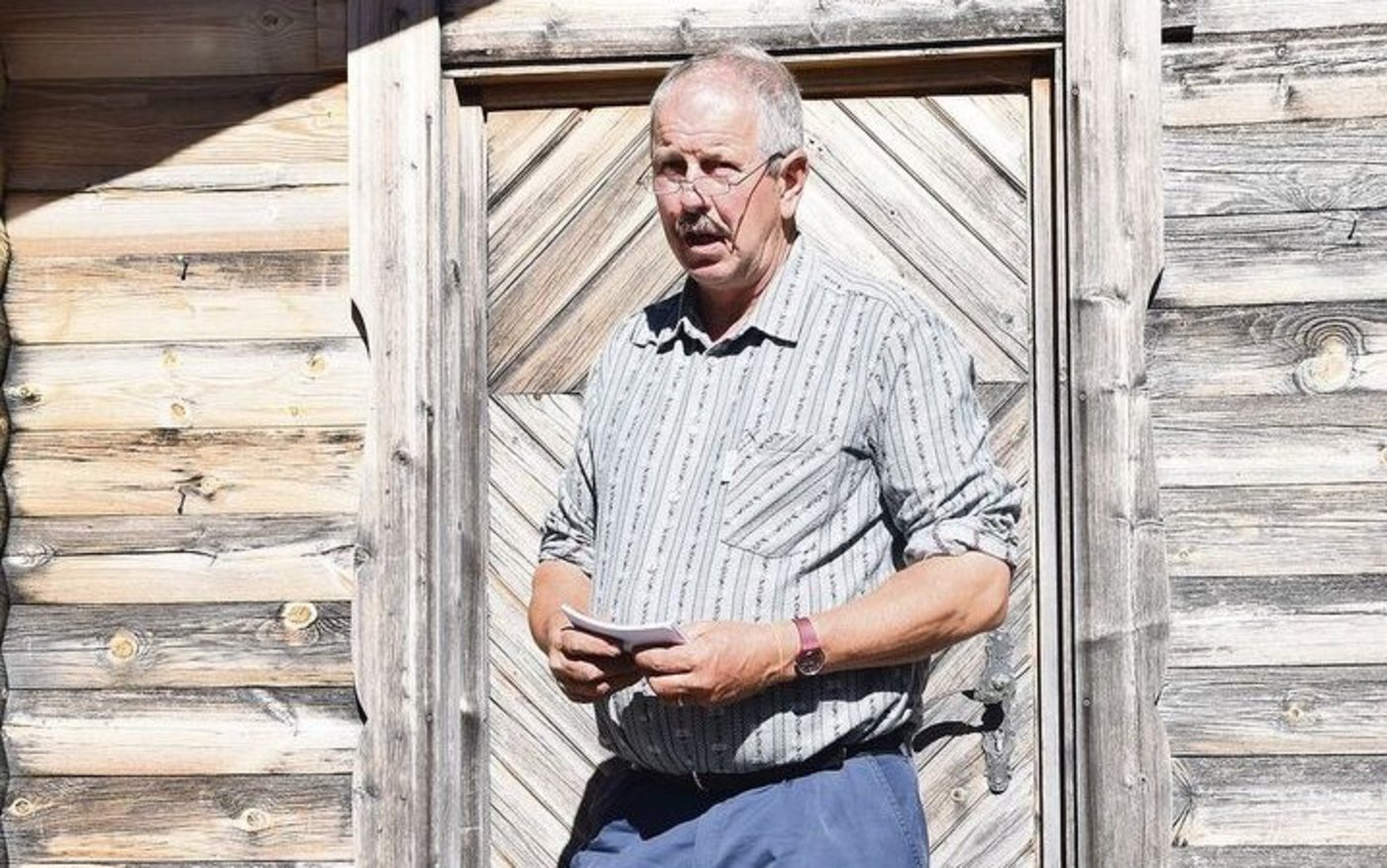 Hans Rösti, Präsident der Alpkorporation Ueschinen, erzählte, wie es zur Strom- und Wassererschliessung kam.