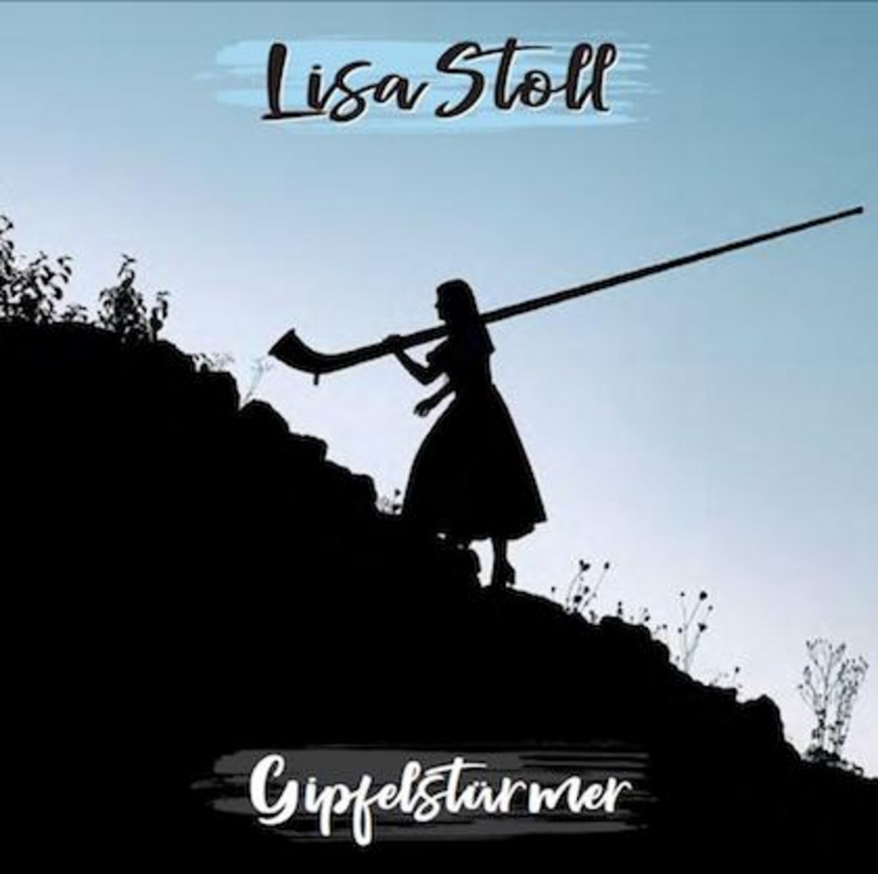 Cover der «Gipfelstürmer»-CD von Alphorn-Solistin Lisa Stoll. Bild: zVg