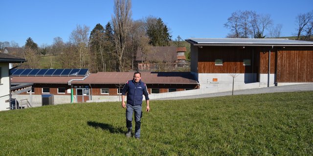 Christian Muff ist überzeugt vom Potenzial der Sonnenergie. (Bild Josef Scherer)