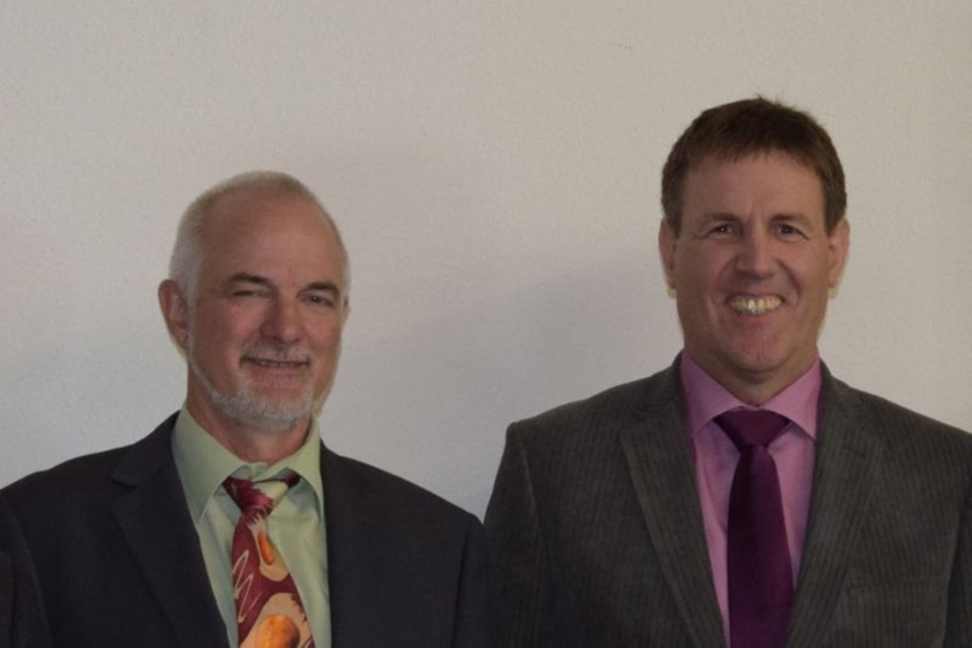 Der abtretende Semag-Verwaltungsratspräsident Hans-Rudolf Schlup (links) mit seinem Nachfolger Daniel Niklaus. (Bild jw)