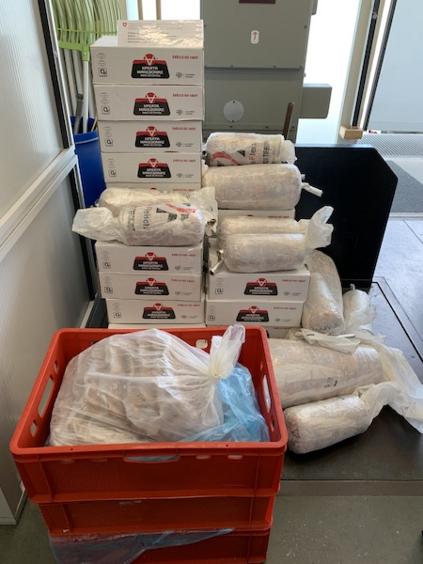 Am 16. Juni 2019 versuchten zwei Griechen 335 Kilogramm Fleisch über die Grenze zu schmuggeln.