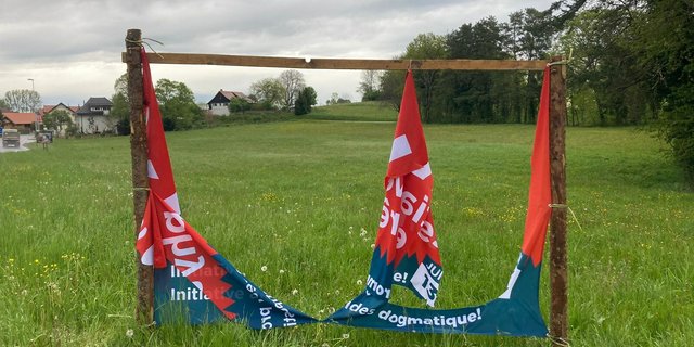 Was die Nein-Kampagne erlebe, sei nicht mit dem Verlust von Ja-Plakaten vergleichbar. (Bild Freiburger Bauernverband)