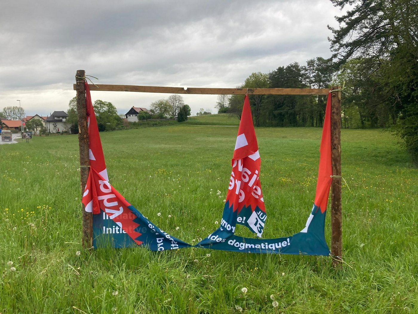 Was die Nein-Kampagne erlebe, sei nicht mit dem Verlust von Ja-Plakaten vergleichbar. (Bild Freiburger Bauernverband)