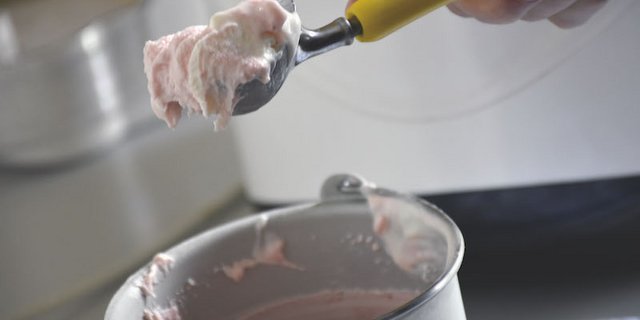 Ein wichtiges Test-Kriterium war die Cremigkeit des Glaces. (Bilder Agridea)