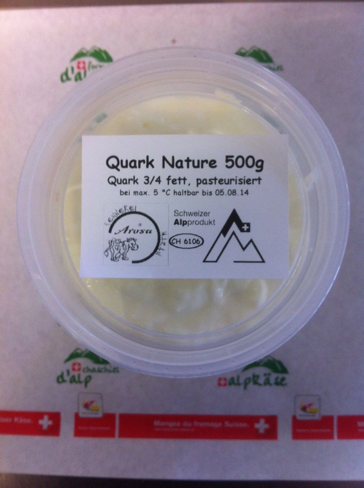 ... seine Butter mit dem Bundesgütesiegel für Alpprodukte aus genauso ...