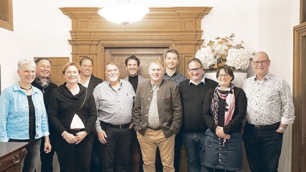 Zufriedene Gesichter der Thurgauer Weinproduzentinnen und Weinproduzenten beim Dinner in der Seeburg. Ihre Anstrengungen im Weinberg und im Keller haben sich gelohnt.