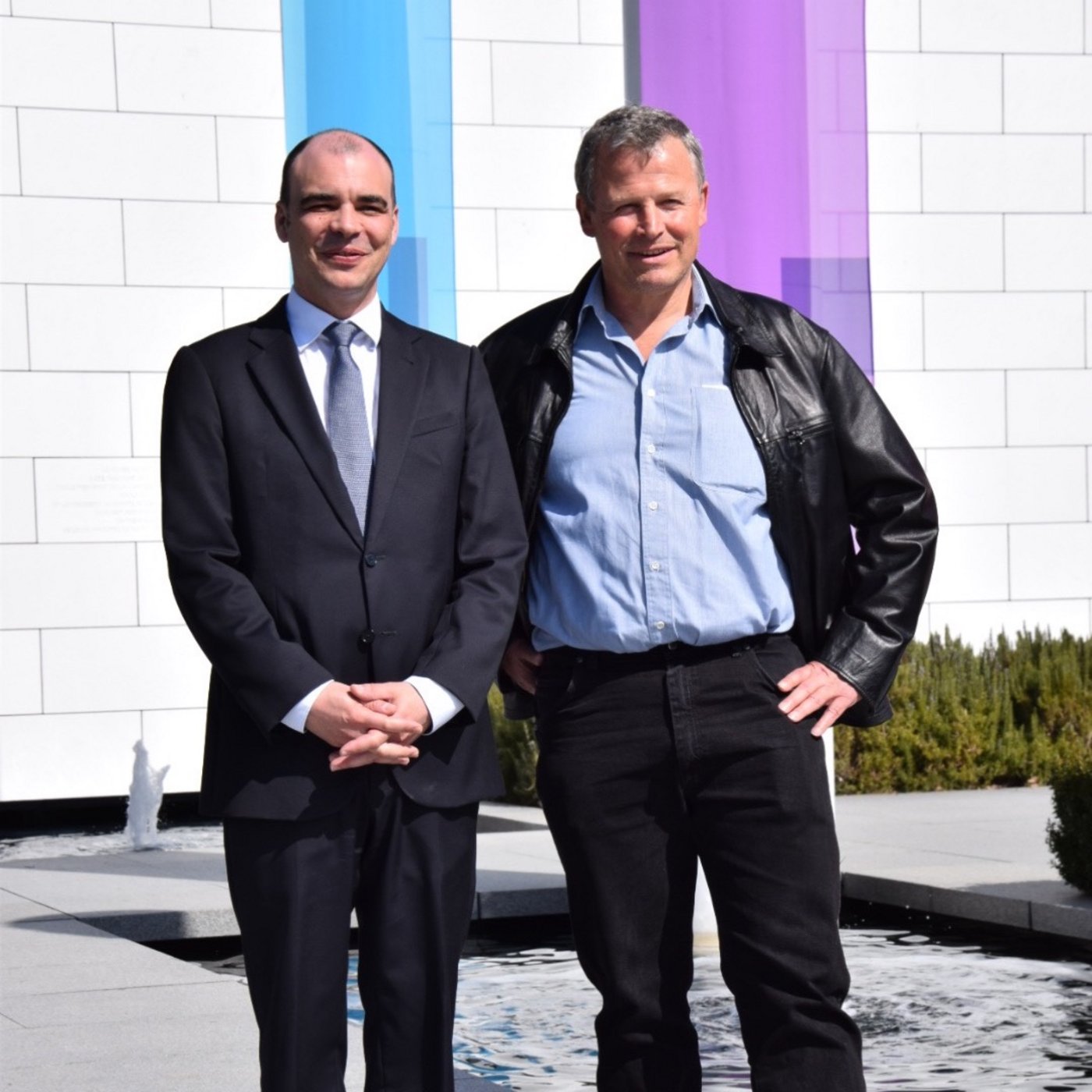 VKGS-Präsident Rolf Häusler (rechts) und Verbands-Sekretär Pierre-Yves Perrin blicken auf ein erfreuliches Jahr 2017 zurück. (Bild Katrin Erfurt)