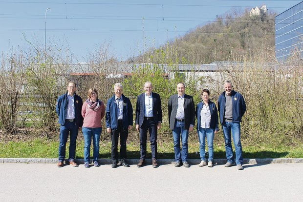 Guy Humbert, Meike Wollenberg Martínez, Urs Vogt, Philipp Wyss, Mathias Gerber, Ursula Freund, Ueli Schild (v.l.).(Bild Mutterkuh Schweiz)