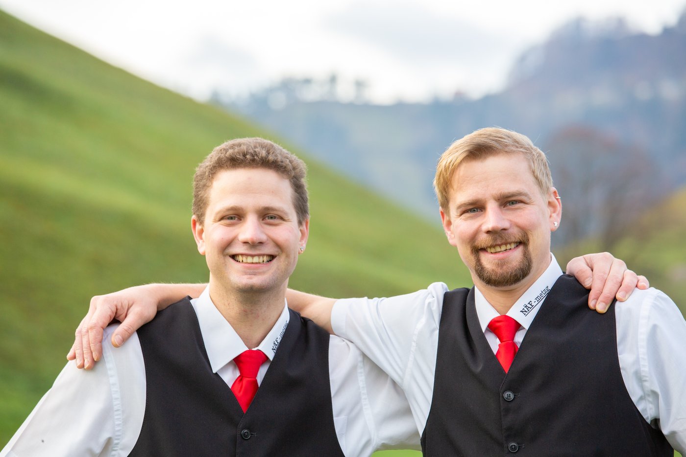 Andreas (l.) und Thomas Näf von der Näft-Metzg AG.