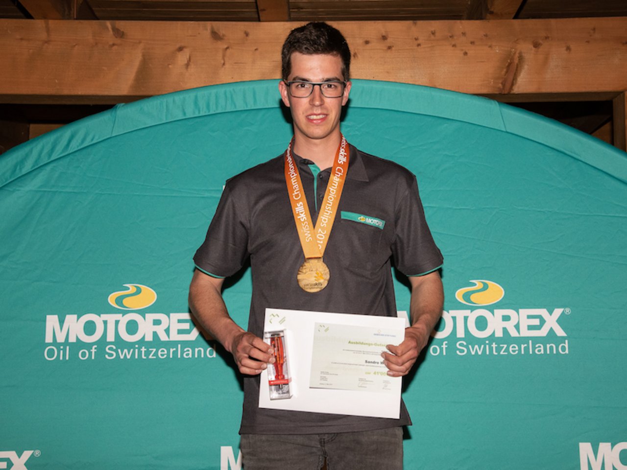 Sandro Weber konnte den Schweizermeister-Titel holen. (Bild zVg)