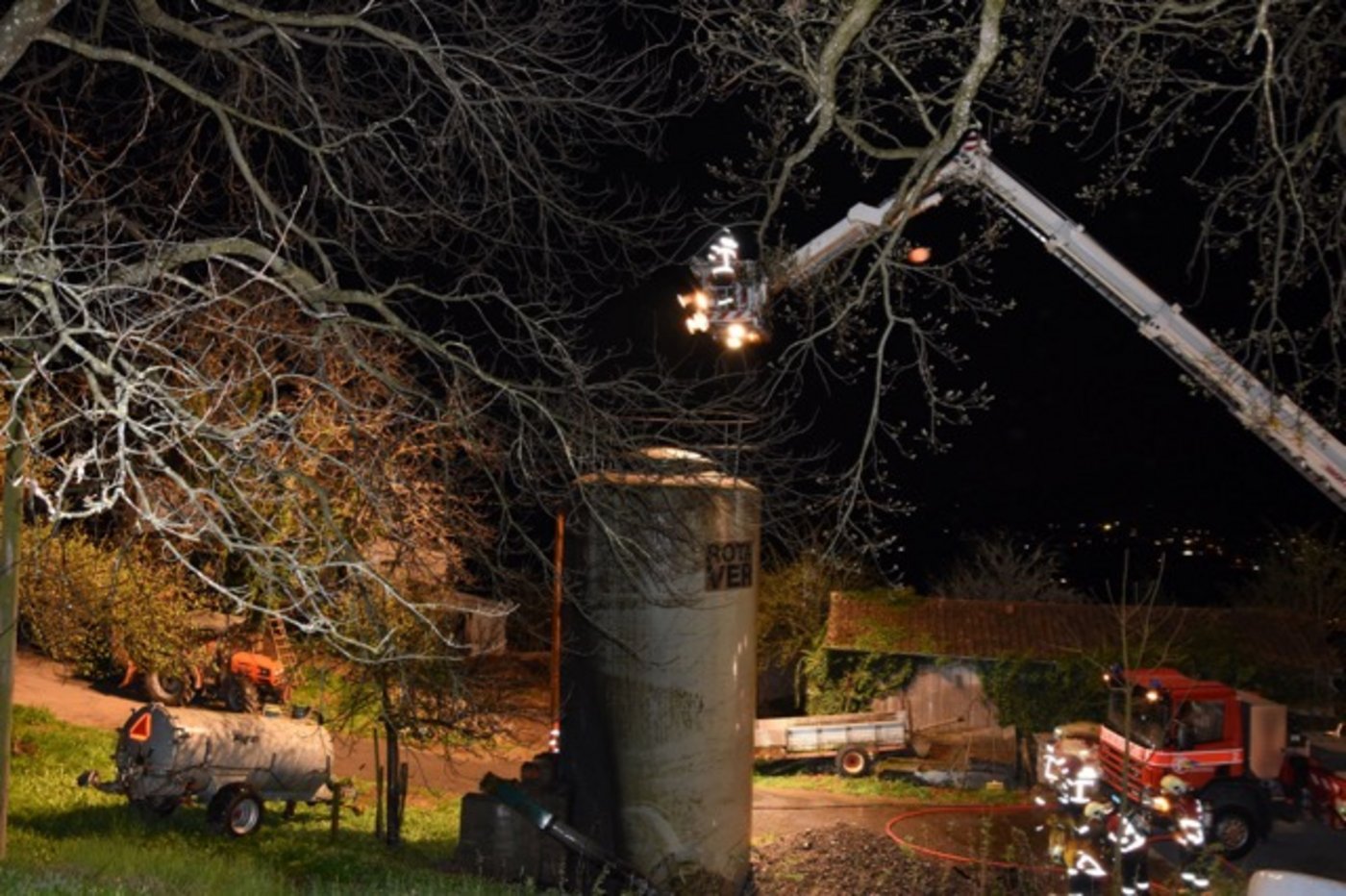 Der Brand war rasch wieder unter Kontrolle. (Bild Kapo SG)