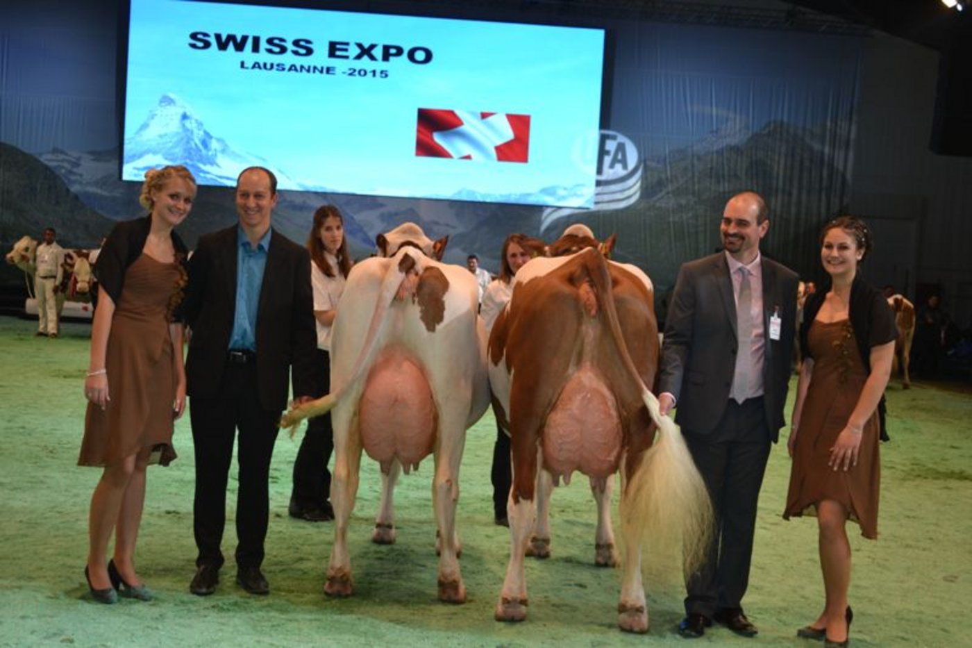 Schöneuter (rechts): Urbaniste Galette, André Croisier, Gimel / Reserve Schöneuter (links): Ugela Galilee, Gaec le Saleve, Frankreich 