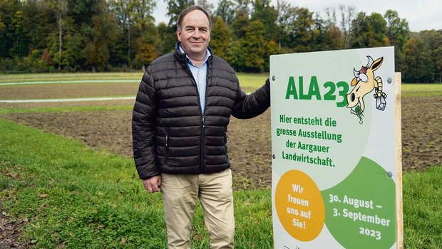 OK-Präsident Alois Huber freut sich, im Sommer die Leistungen der Landwirtschaft einem grossen Publikum zu zeigen. 