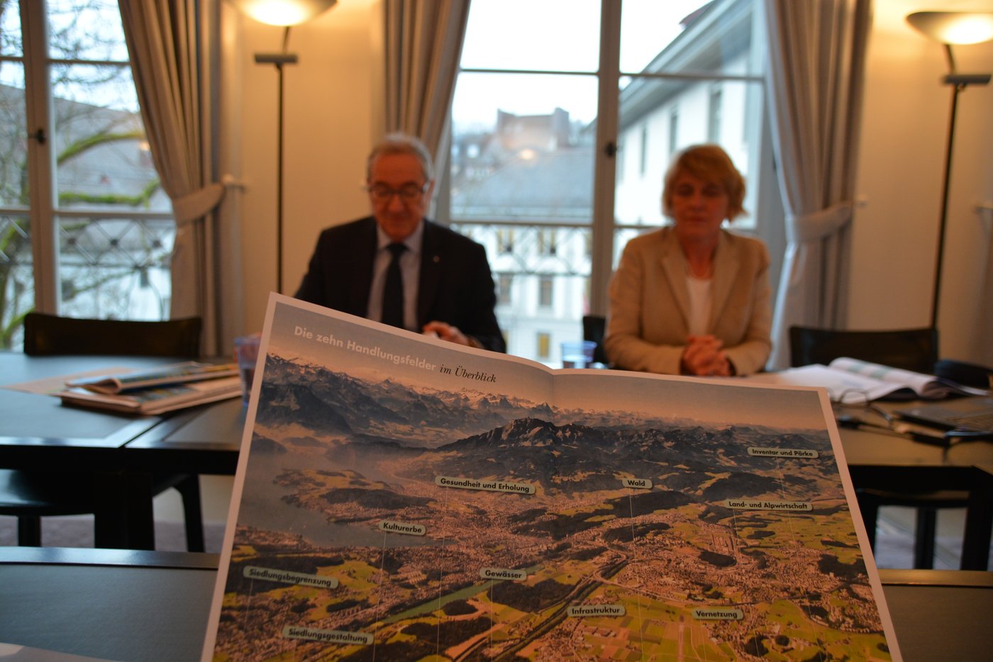 ...bei der Präsentation der Handlungsfelder der Strategie Landschaft.