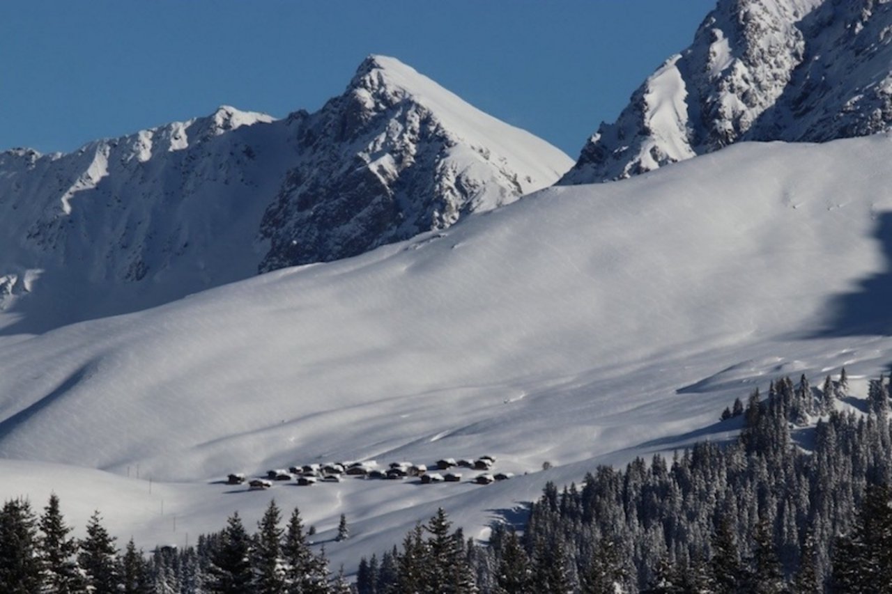 Vor allem in den östlichen Alpen gab es im Januar viel Neuschnee. (Bild Meteo Schweiz)