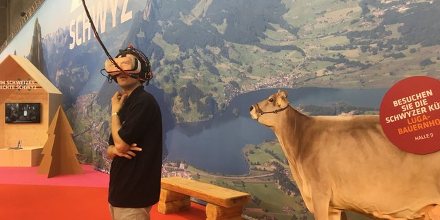 Die Schwyzer Landschaft lässt sich an der Luga digital erleben. (Bilder js)