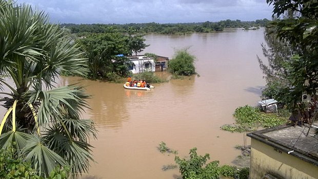 Im Süden Indiens regnet es unverhältnismässig stark; was Überschwemmungen und Erdrutsche zur Folge hat. (Symbolbild Wikimedia)