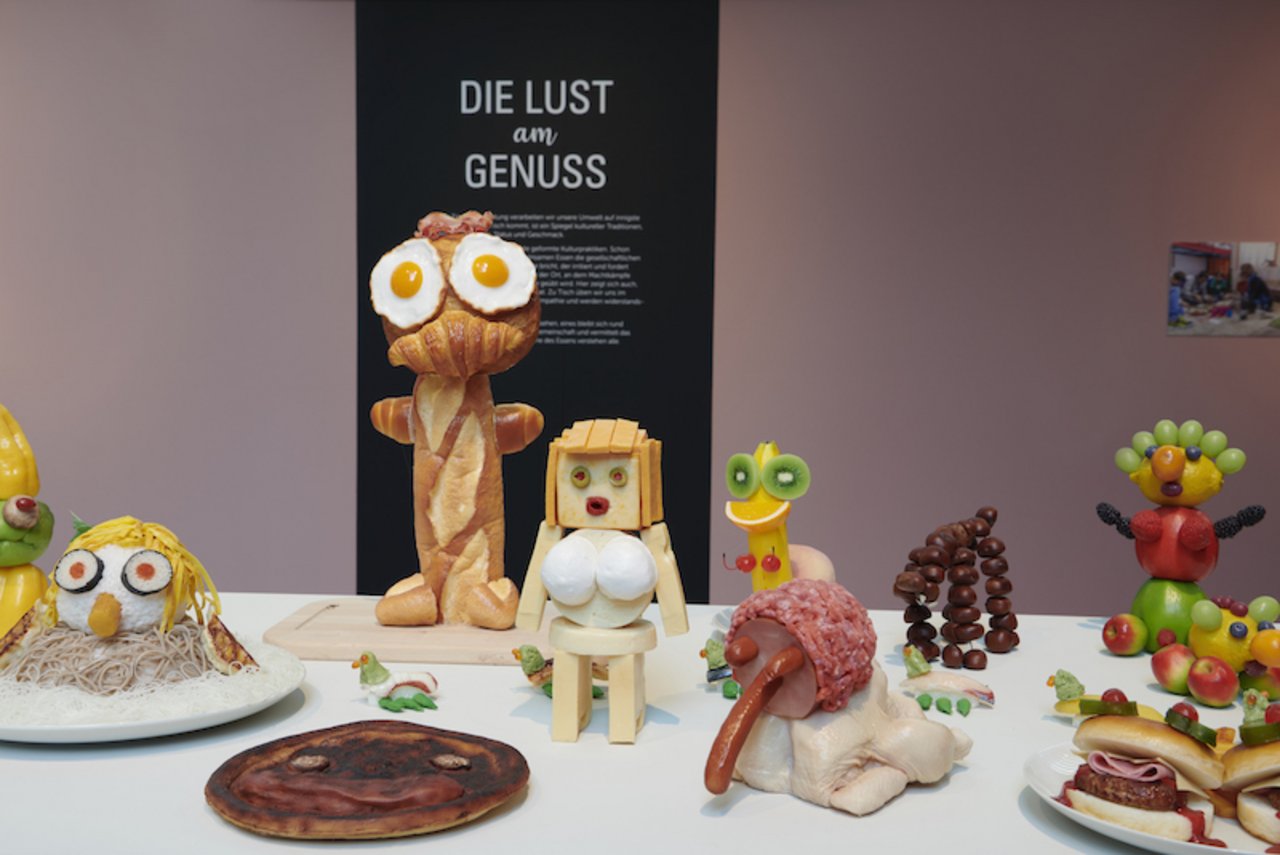 Die «Eatmes» von Olaf Breuning. (Bilder Vögele Kultur Zentrum/Katharina Wernli) 