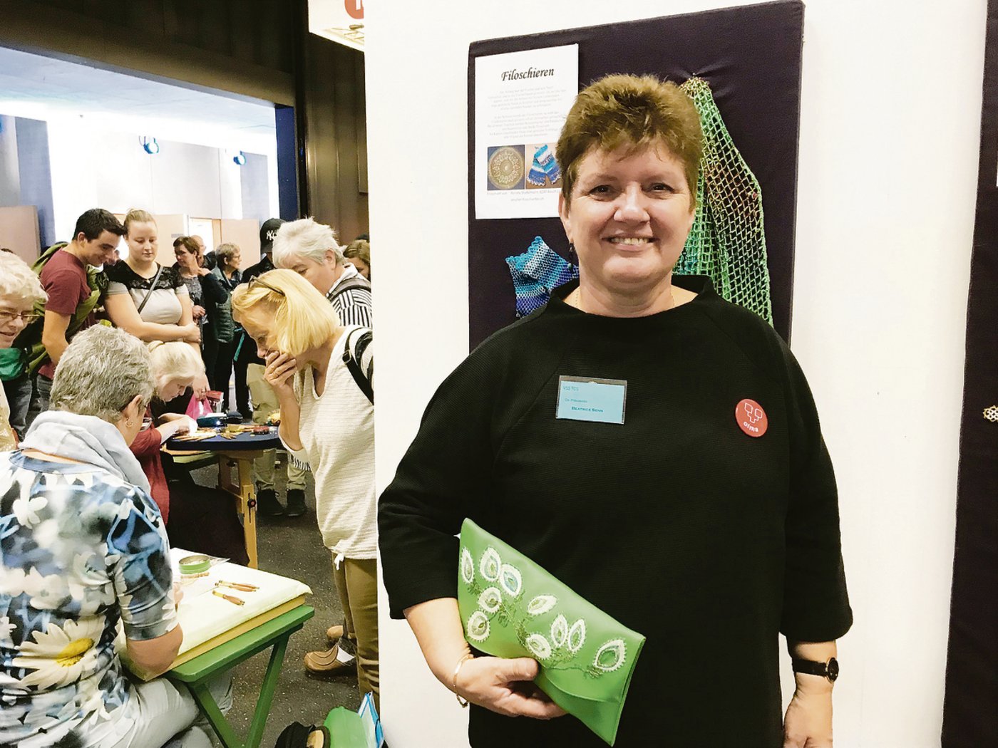 Beatrice Senn ist es wichtig, Klöppeltraditionen auszutauschen und altes Kulturgut zu erhalten. (Bild stü)