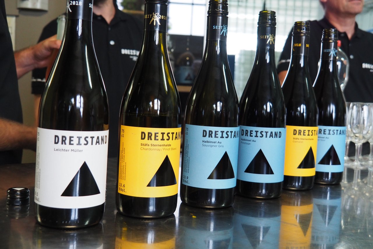So präsentieren sich die Weine der Marke «Dreistand» des Weinbauzentrums Wädenswil. (Bilder chw)