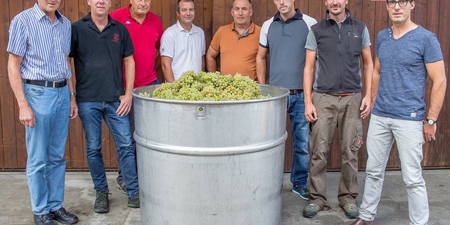 Neun Winzer für ein Wein. (Bild Agro-Marketing Thurgau)