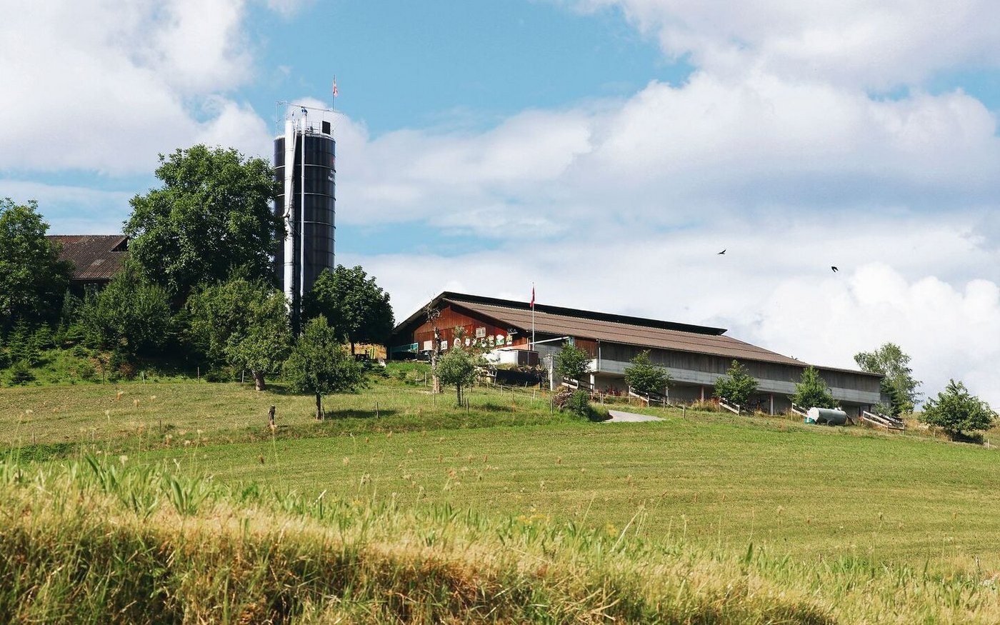 2009 wurde der neue Laufstall gebaut. Ab nächstem Jahr übernimmt Stefan Lüscher die alleinige Betriebsleitung.