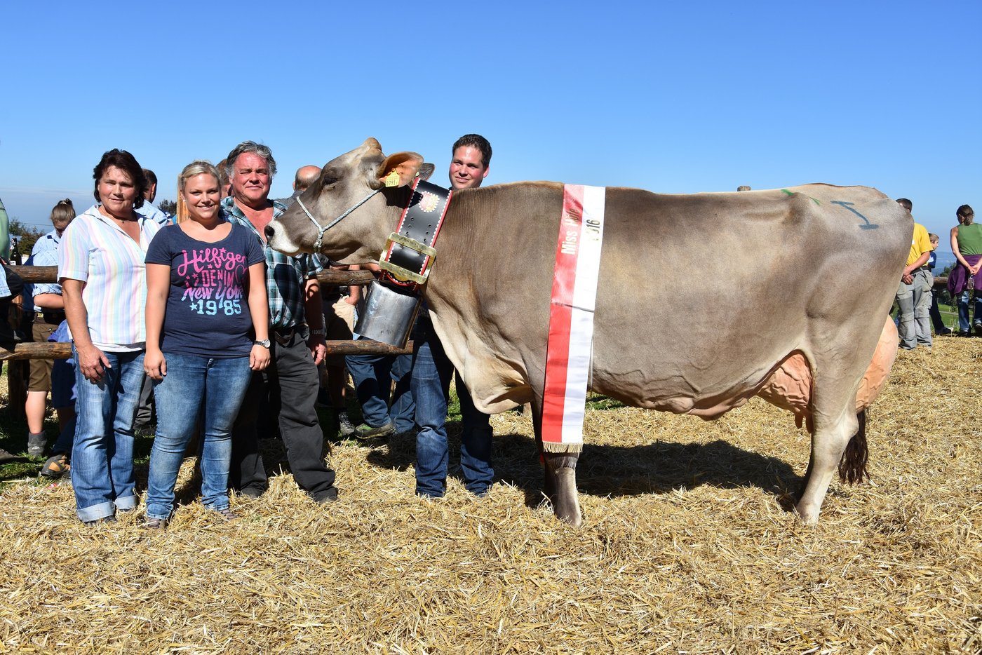 Miss Höfe wurde Ace Arizona von Armin Schatt, Feusisberg. Sie wiederholte ihren Titel aus dem Jahr 2013. (Bilder Raphael Bissig)