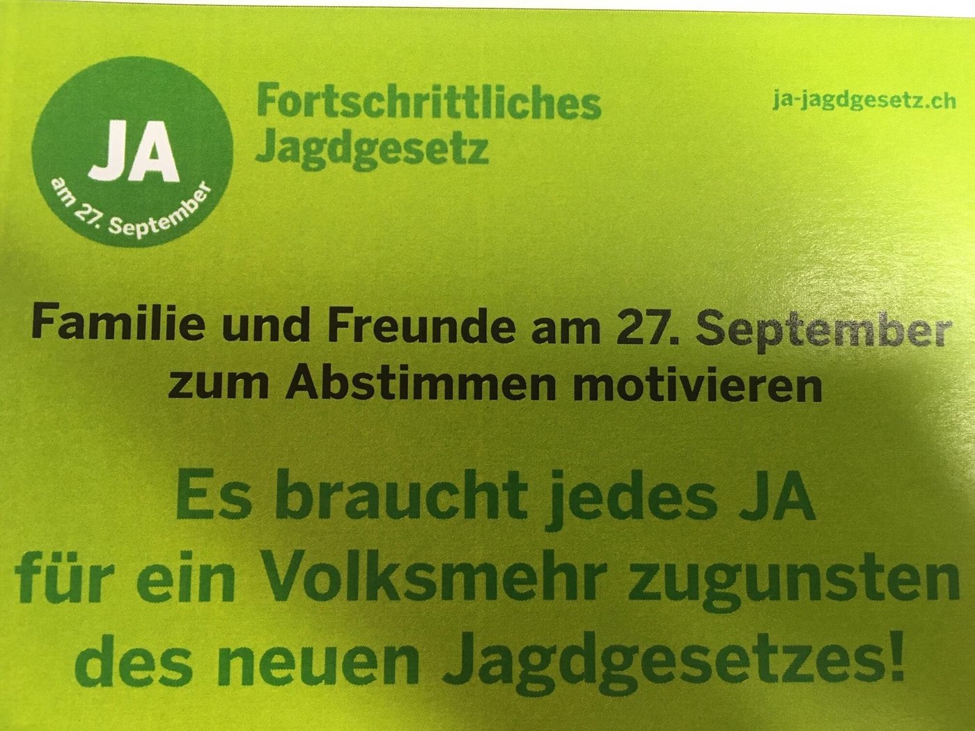 Die landwirtschaftlichen Vertreter im Ja-Komitee der Waadt wollen nach eigenen Angaben eine korrekte und faire Kampagne. Symbolbild jsc)