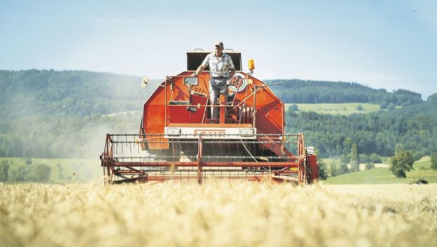 Im Dokumentarfilm von Denner ist Christian Schürch mit seinem Mähdrescher unterwegs. «Diese Maschine bildet nicht unbedingt die Realität auf den Höfen ab», sagt Schürch und lacht dabei. Geliebt habe er aber diese Arbeit. 