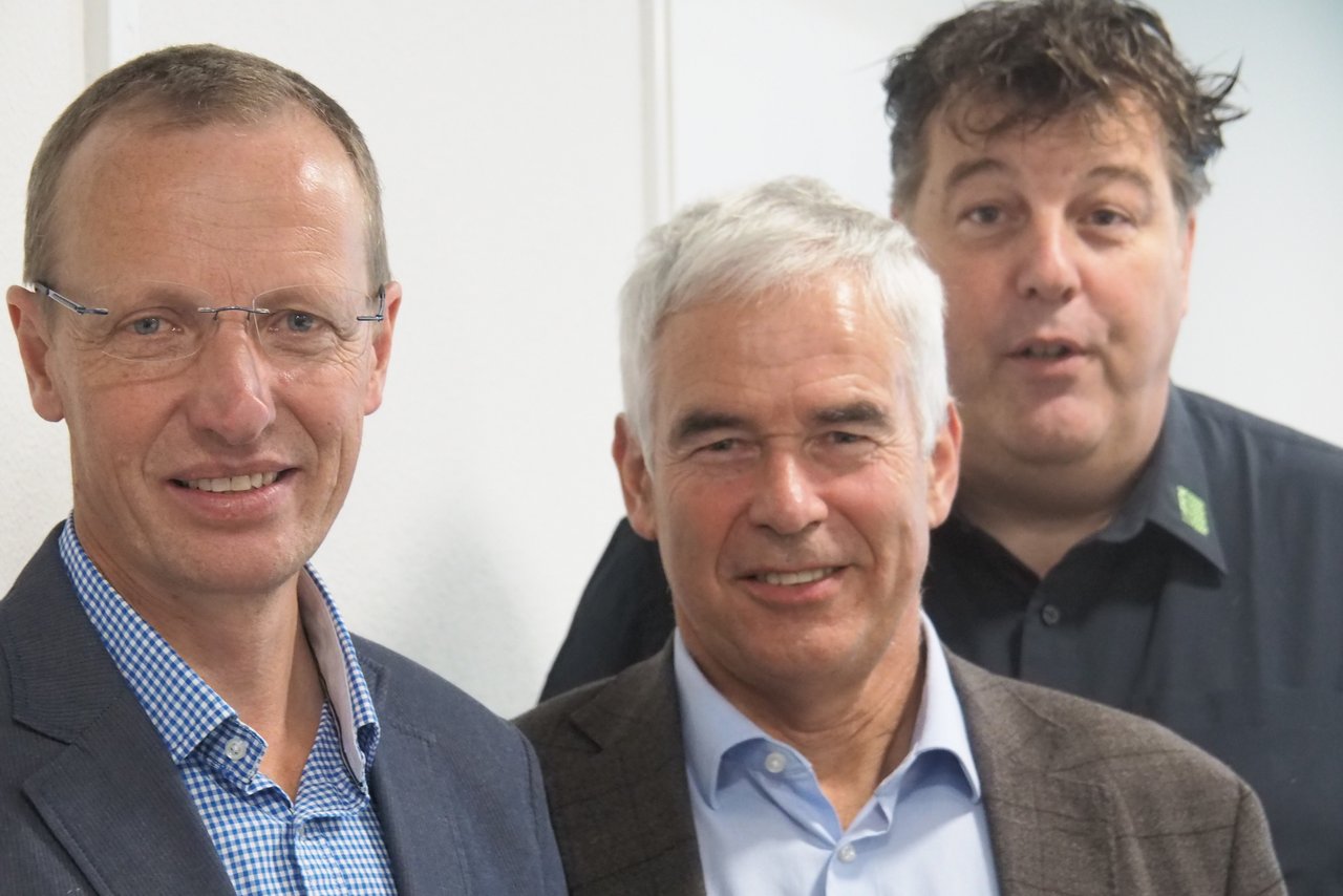 Andreas Buri, Vizepräsident ZBV / Hans Frei, Präsident ZBV / Ferdi Hodel, ZBV-Geschäftsführer (Bild Christian Weber)