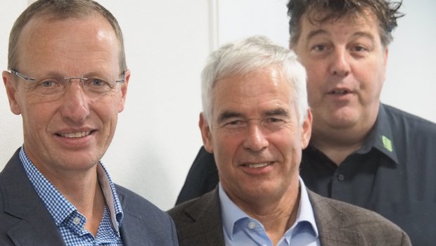 Andreas Buri, Vizepräsident ZBV / Hans Frei, Präsident ZBV / Ferdi Hodel, ZBV-Geschäftsführer (Bild Christian Weber)