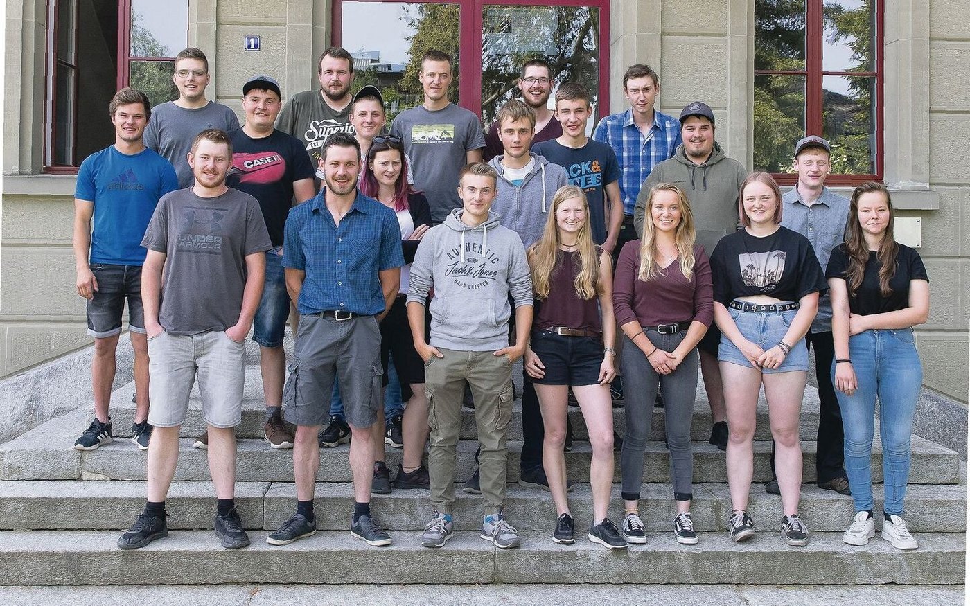 Die Landwirtinnen und Landwirte EFZ der Klasse 3D. 