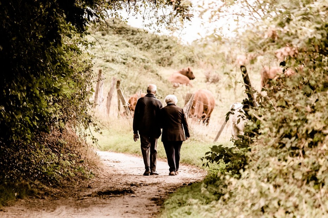 Wer jahrelang mit seinem Partner, seiner Partnerin durchs Leben geht, hat laut einer neuen Studie ein geringeres Risiko, an Demenz zu erkranken. (Bild Pixabay) 