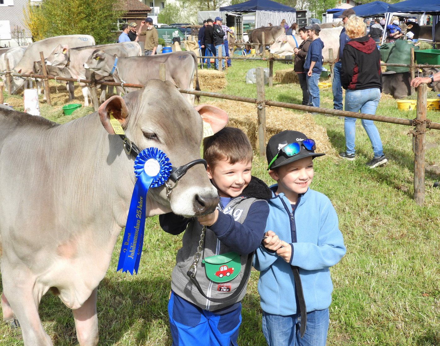 Das sind die Jungzüchter von morgen.
