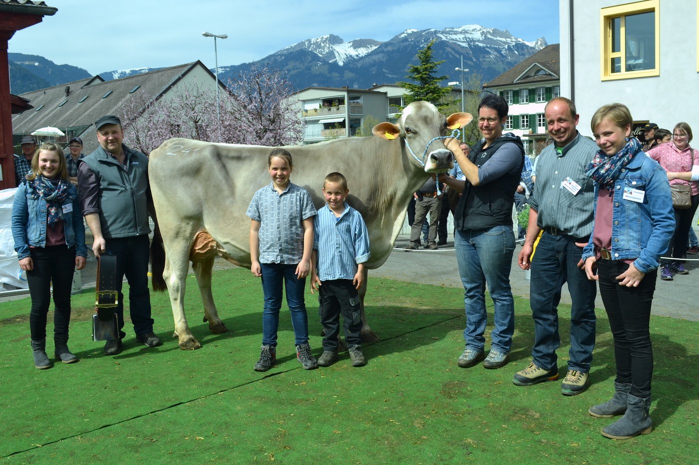 Fantastic Fioline der Familie Martin Reinhard-Battaglia als Siegerin in der Kategorie Schöneuter Mittlere.