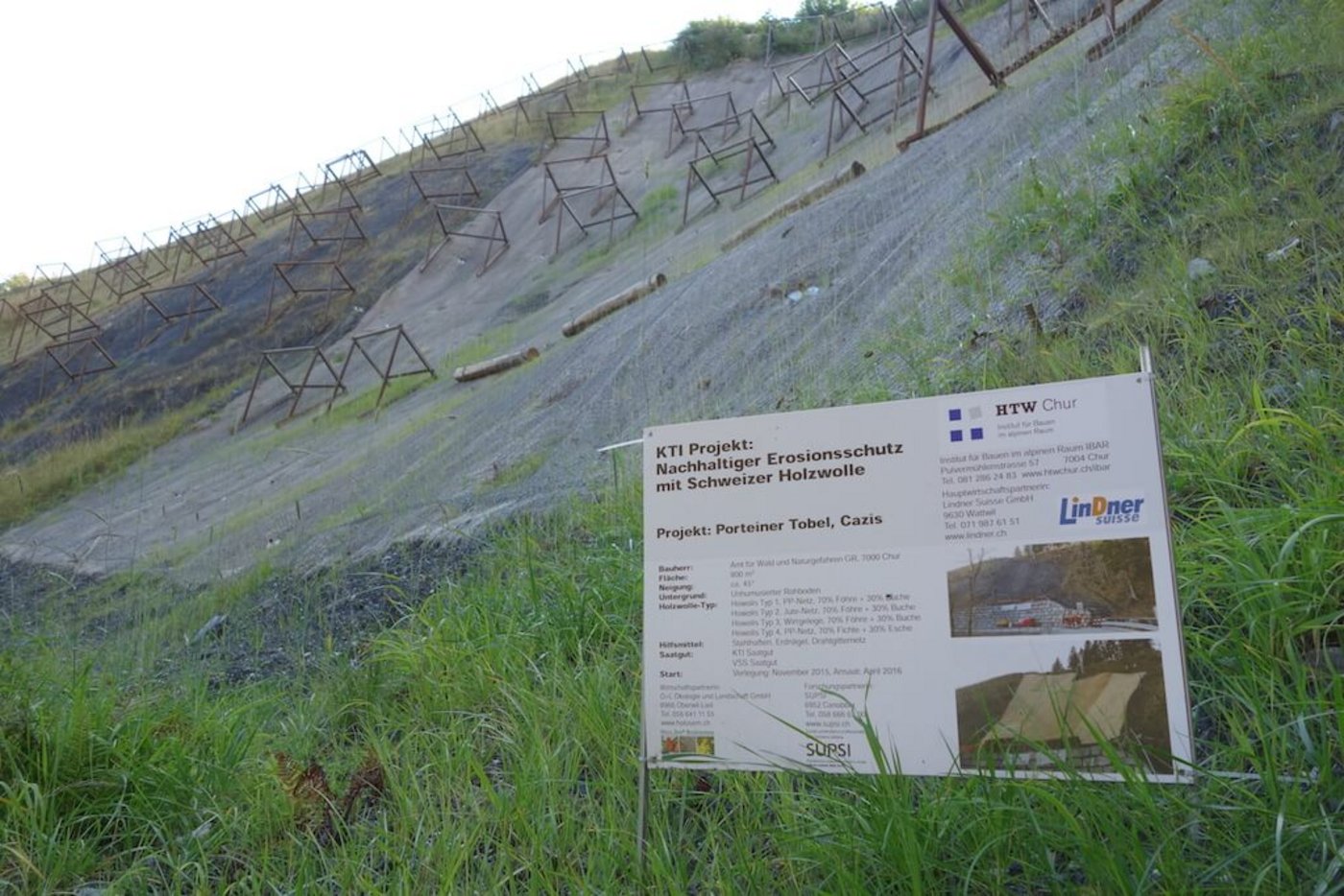 Die Versuchsflächen für dieses Projekt waren über die ganze Schweiz verteilt.