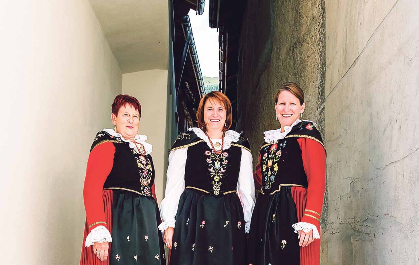 Lidia Domenig, Heidi Laurent-Domenig und Domenica Tischhauser-Gisep (v. l. n. r.). (Bilder zVg)