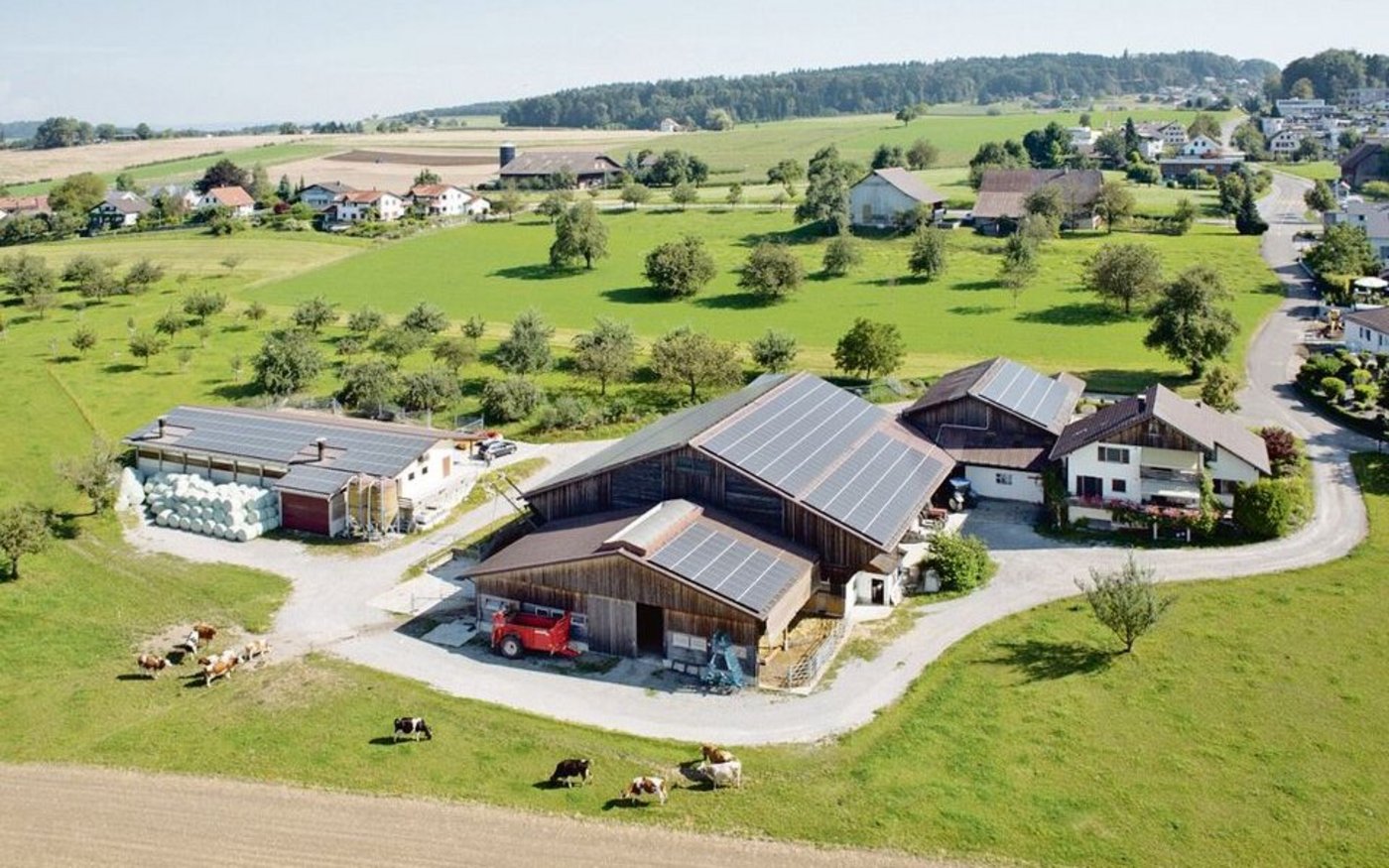 Isabelle Kennel, die Initiantin des Grossanlasses von diesem Sonntag, ist auf dem Villigerhof zu Hause. Dort sehen die Gäste unter anderem einen Melkroboter bei der Arbeit.