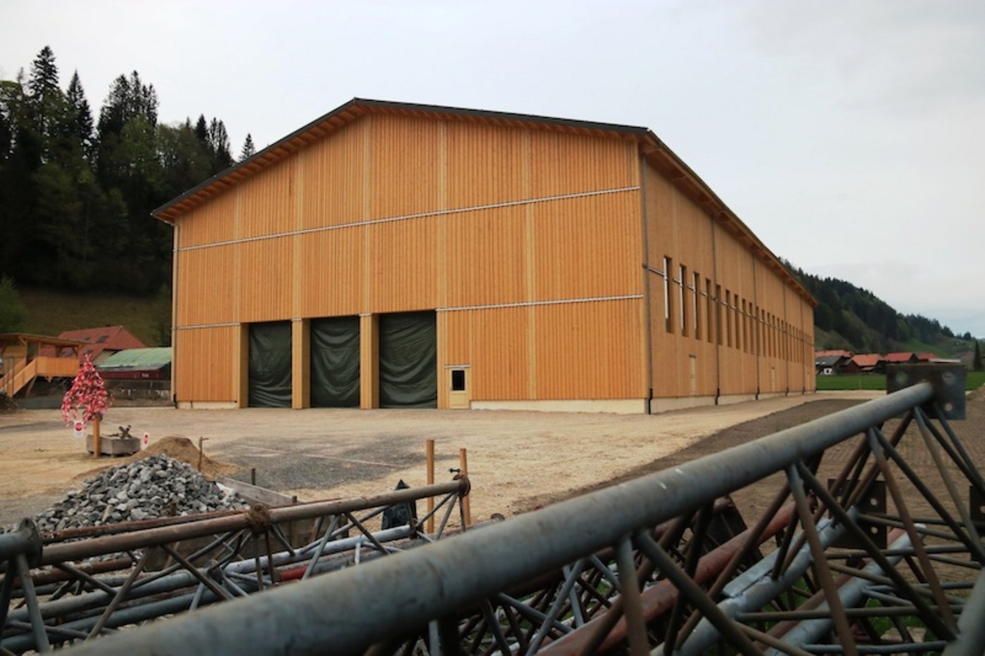 Gegen Jahresende könnte es in dieser Werkhalle im Längengrund einen kleineren Nachhol-Event geben. 