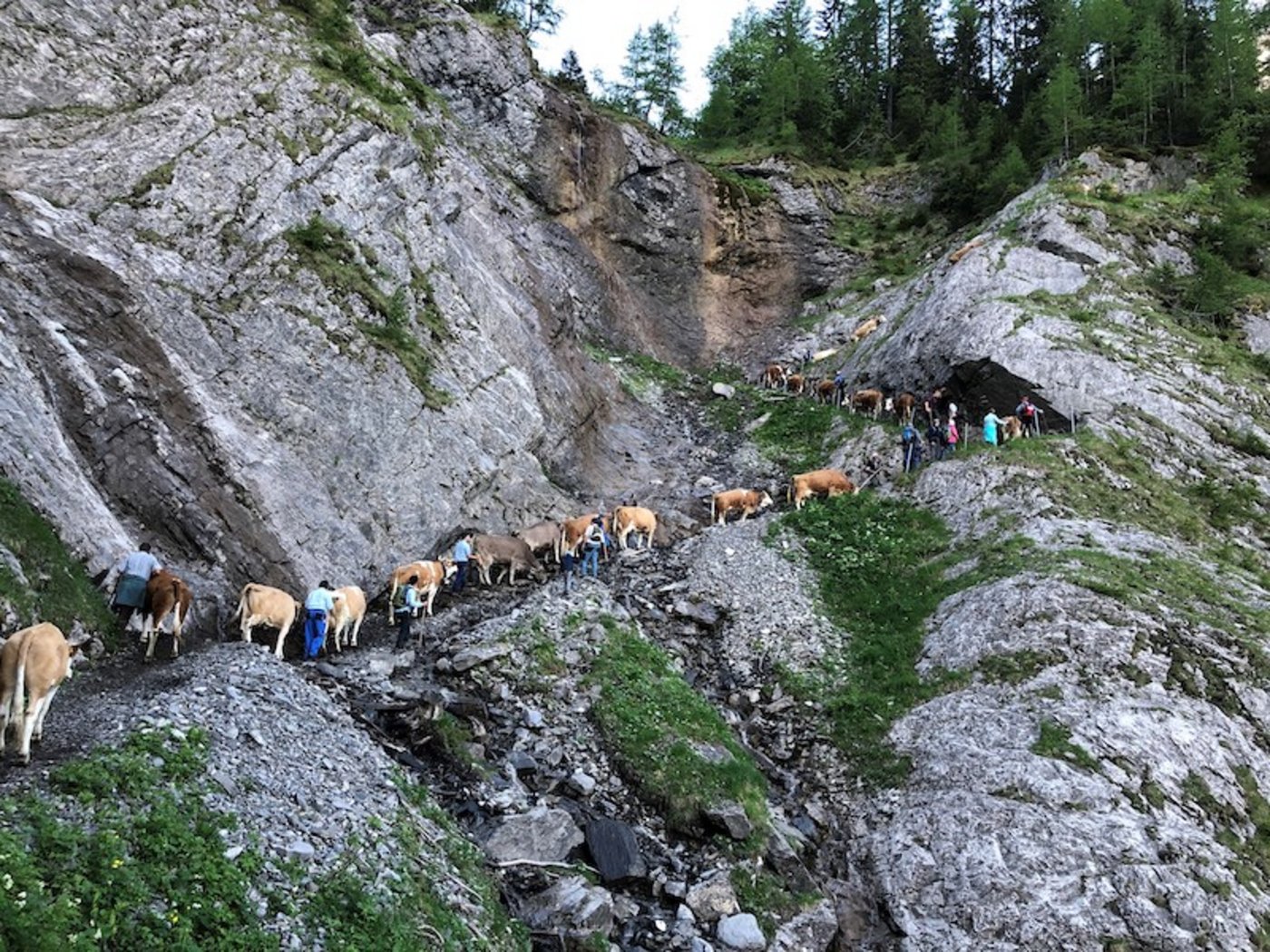 Ein imposanter Aufstieg.