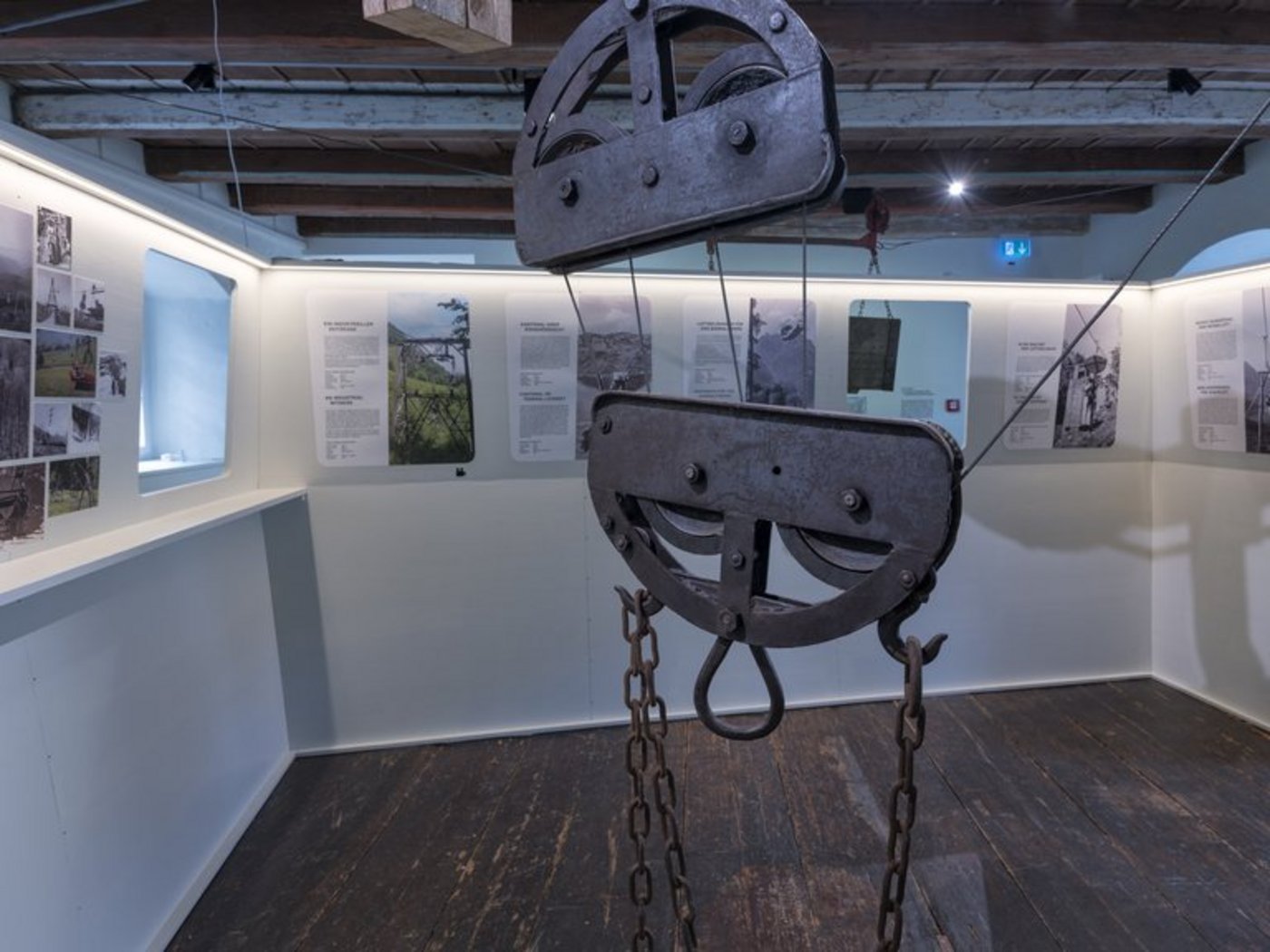 Eine Laufkatze im Museum. (zvg/Christina Hartmann)